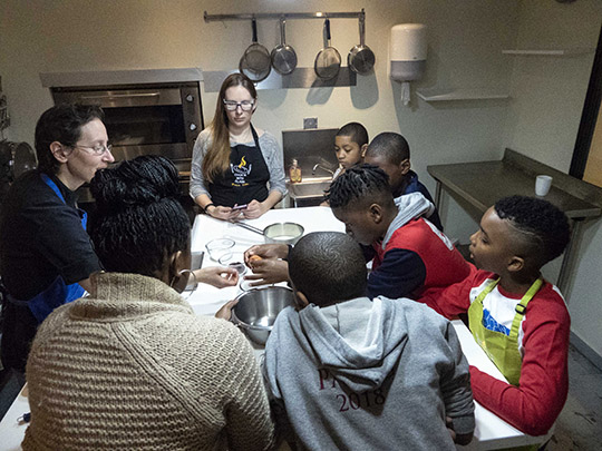 First dessert group_separating eggs